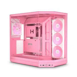 HYTE Y50 RGB - Aesthetic Gaming PC Case - 4 Included aRGB Fans - Pink HYTE Y50 RGB - Aesthetic Gaming PC Case - 4 Included aRGB Fans - Pink