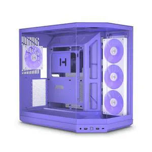 HYTE Y50 RGB - Aesthetic Gaming PC Case - 4 Included aRGB Fans - Purple HYTE Y50 RGB - Aesthetic Gaming PC Case - 4 Included aRGB Fans - Purple