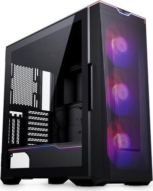 Phanteks Eclipse G500A DRGB, High Performance Mid-Tower Case, Mesh Front Panel, Integrated D/A-RGB Lighting, Tempered Glass Window, 3x M25-140 D-RGB Fans, Black