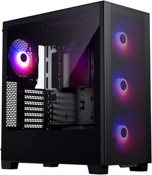 Phanteks XT Pro Ultra, Mid-Tower Gaming Chassis, 4x M25-140 Fans Included, High Airflow Performance Mesh, Tempered Glass Window, USB-C 3.2 Gen2, Black