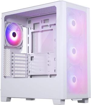 Phanteks XT Pro Ultra, Mid-Tower Gaming Chassis, 4x M25-140 DRGB Fans Included, High Airflow Performance Mesh, Tempered Glass Window, USB-C 3.2 Gen2, White