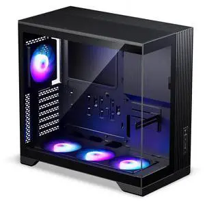 Phanteks XT V5 Panoramic Glass Compact ATX Gaming PC Case, 4x 120 ARGB PWM fans, Black Phanteks XT V5 Panoramic Glass Compact ATX Gaming PC Case, 4x 120 ARGB PWM fans, Black