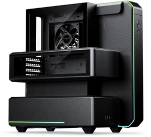Phanteks EX5, ATX Multi-Chamber PC Case, S25-120 Fan, ARGB LED, Black Phanteks EX5, ATX Multi-Chamber PC Case, S25-120 Fan, ARGB LED, Black