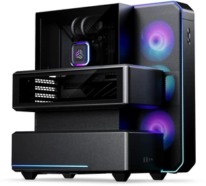 Phanteks EX5 PLUS, ATX Multi-Chamber PC Case, 360 AIO Included, ARGB LED Phanteks EX5 PLUS, ATX Multi-Chamber PC Case, 360 AIO Included, ARGB LED