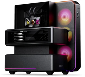 Phanteks EX5 MAX, ATX Multi-Chamber PC Case, 360 LCD AIO Included, ARGB LED Phanteks EX5 MAX, ATX Multi-Chamber PC Case, 360 LCD AIO Included, ARGB LED