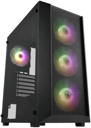 FSP CMT218A ATX Mid PC Case with Mesh Front Panel, High Airflow FSP CMT218A ATX Mid PC Case with Mesh Front Panel, High Airflow