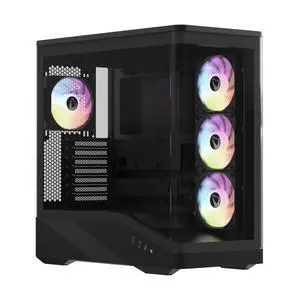 Formula V Line Crystal U9 Mid-Tower PC Case, Curved Tempered Glass Front, Supports EATX/ATX, 420mm GPU, Top 360mm Radiator, Pre-Installed ARGB Fans Formula V Line Crystal U9 Mid-Tower PC Case, Curved Tempered Glass Front, Supports EATX/ATX, 420mm GPU, Top 360mm Radiator, Pre-Installed ARGB Fans