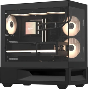 Formula V Line Crystal Z3 Plus Black Mid-Tower ATX PC Case, PA2 Fans Included, 360mm Radiator Support, 425mm GPU Clearance, 90° Rotatable PCIe Bracket, USB-C Formula V Line Crystal Z3 Plus Black Mid-Tower ATX PC Case, PA2 Fans Included, 360mm Radiator Support, 425mm GPU Clearance, 90° Rotatable PCIe Bracket, USB-C