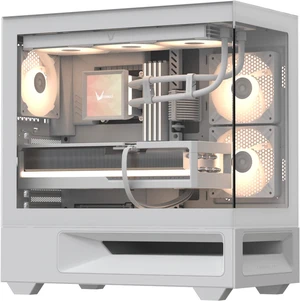 Formula V Line Crystal Z3 Plus White Mid-Tower ATX PC Case, PA2 Fans Included, 360mm Radiator Support, 425mm GPU Clearance, 90° Rotatable PCIe Bracket, USB-C Formula V Line Crystal Z3 Plus White Mid-Tower ATX PC Case, PA2 Fans Included, 360mm Radiator Support, 425mm GPU Clearance, 90° Rotatable PCIe Bracket, USB-C