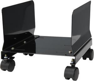 Syba SY-ACC65063 All Metal, Heavy Duty CPU Stand/Roller, Tall Walls, Castors, Black Color