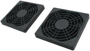 Masscool FFT-2P-80MM 80mm ABS plastic foam fan filter (2-pack)
