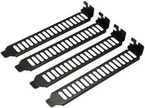 Silverstone AEROSLOTS-BP Maximum Vented PCI Slot Covers - Black Painted Finishing
