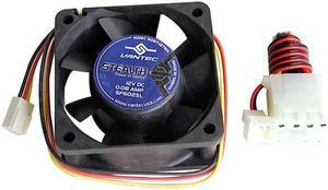 Vantec Stealth 60mm Double Ball Bearing Silent Case Fan - Model SF6025L