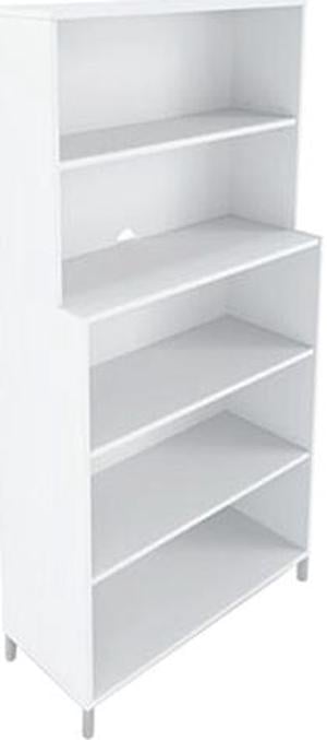 Union & Scale 5-Shelf Bookcase, 35.8 x 14.9 x 72, White, Each (UOS24398952)