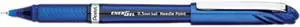 Pentel EnerGel NV Liquid Gel Pen .5mm Blue Barrel Blue Ink BLN25C