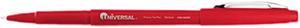 Universal Roller Ball Porous Tip Stick Pen Red Ink Medium Dozen 50503