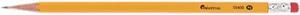 Universal Economy Woodcase Pencil, HB #2, Yellow Barrel, Dozen, DZ - UNV55400