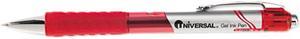 UNIVERSAL Roller Ball Retractable Gel Pen Red Ink Medium Dozen 39712