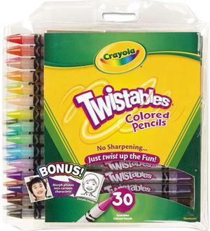 Crayola Pencil,Clr,Twst,30/Pk,Ast 687409