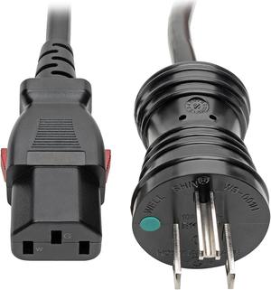 Tripp Lite Power Cord Hospital Medical 5-15P to Locking C13 M/F 10A 10ft (P006-L10-HG10)