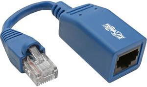 Tripp Lite Cisco Console Rollover Cable Adapter (M/F) - RJ45 to RJ45, Blue, 5 in