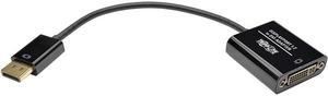 Tripp Lite P134-06NDVIV2BP DisplayPort 1.2 to DVI Active Converter, DisplayPort to DVI (M/F), 1920 x 1200/1080p, 6 in. 50 Pack
