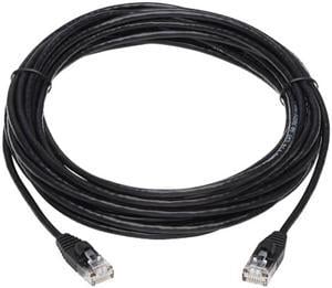 TRIPP LITE N261-S25-BK 25 ft. Cat 6A Black 10G Snagless Molded Slim UTP Ethernet Cable (RJ45 M/M)