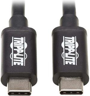Tripp Lite Model MTB3-01M-5A-B Thunderbolt 3 Passive Cable - 20 Gbps, 5A 100W Power Delivery, 4K/60 Hz, 1m (3.3 ft.), Black Male to Male