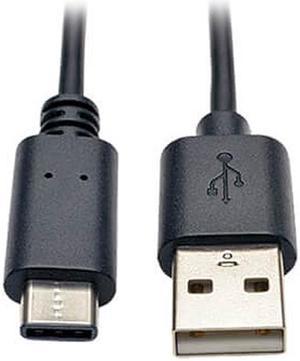 Tripp Lite U038003 Black USB-A to USB-C Cable, USB 2.0, (M/M)