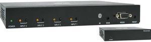 Tripp Lite B320-4X1-HH-K2 4-Port HDMI over Cat6 Presentation Switch/Extender Kit - 4K 60 Hz, UHD, 4:4:4, HDR, PoC, 125 ft. TAA