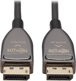Tripp Lite P580F3-10M-8K6 Black DisplayPort Active Optical Cable (AOC) - UHD 8K 60 Hz, HDR, CL3 Rated, 10 m (33 ft.) Male to Male