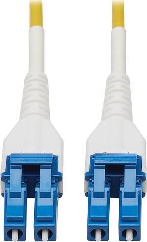 Fiber Cable 100G SMF Duplex 9/125 OS2 LC/LC Armored Yellow 100M