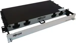 Preloaded Fiber Panel 1U 2x 12x LC/LC M/M 24F Trunk OS2 SMF 10M
