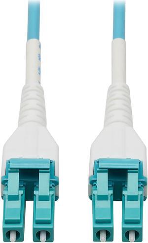Fiber Cable 100G MMF Duplex 50/125 OM4 LC/LC Armored Aqua 15M