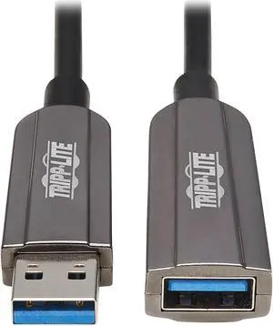 Tripp Lite USB-A Fiber Active Optical Cable Extension Repeater CL3 M/F 20M
