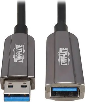 Tripp Lite USB-A Fiber Active Optical Cable Extension Repeater CL3 M/F 30M