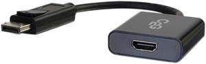 C2G 54306 4K UHD DisplayPort to HDMI Active Adapter Converter, Black