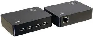 C2G 54285 4-Port USB 2.0 Over Cat5/Cat6 Extender - Up To 150 Feet