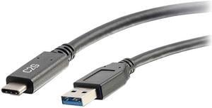 C2G 28832 USB 3.0 USB-C to USB-A Cable M/M, Black (USB IF Certified) (6 Feet, 1.82 Meters)