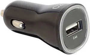 C2G 21068 1-Port USB Car Charger, 2.4A Output
