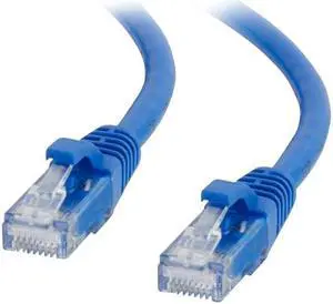 C2G 50877 50 ft. Cat6a Snagless Unshielded (UTP) Ethernet Network Patch Cable - Blue