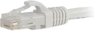 C2G 50772 15 ft. Cat6a Snagless Unshielded (UTP) Ethernet Network Patch Cable - White