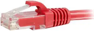 C2G 50804 7 ft. Cat6a Snagless Unshielded (UTP) Ethernet Network Patch Cable - Red