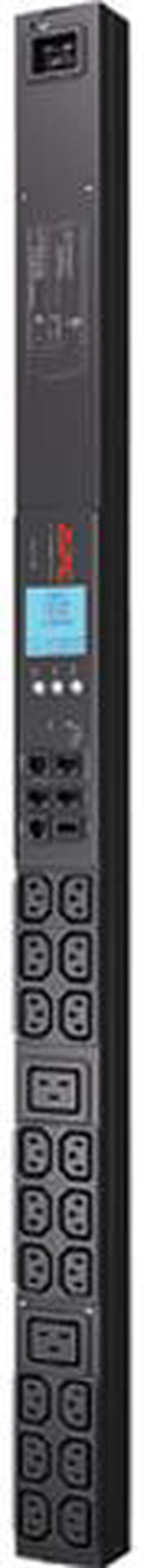 APC Rack Mount PDU, Metered 208V/20A, (20) Outlets, 0U Vertical Rackmount (AP8858NA3)