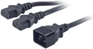 APC Model AP9888 1.5 ft. (0.46 m) Splitter Power Cable APC Model AP9888 1.5 ft. (0.46 m) Splitter Power Cable