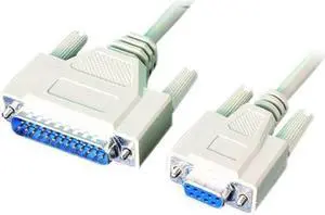 APC Model 0207-10 10 ft. Null Modem DB9F to DB25M Cust Male to Female