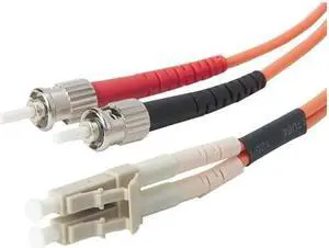 Belkin Fiber Optic Multimode Duplex Fiber Patch Network Cable LC / ST MMF, 62.5/125 Male to Male 5 Meters, 16.4 Feet (F2F202L0-05M)
