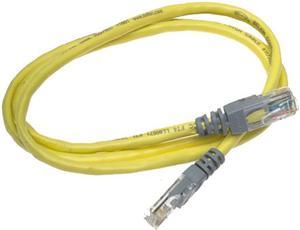 Belkin A3X126-03-YLW-M 3 ft. Cat 5E (Crossover) Yellow Network Cable