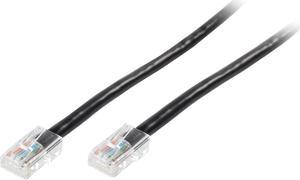 Belkin A3L791-25-BLK 25 ft. Cat 5E Black Patch Network Cable