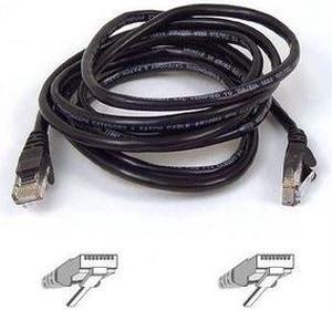 Belkin A3L791-50-BLK 50 ft. Cat 5E Black Patch Network Cable